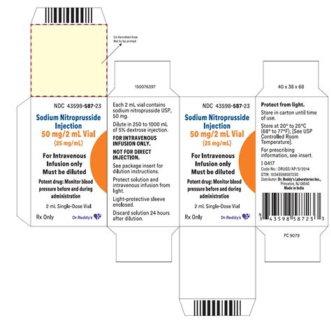 Dailymed Sodium Nitroprusside Injection Solution