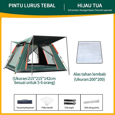 Jual New Tenda Camping Kapasitas Luas Orang Lipat Portable