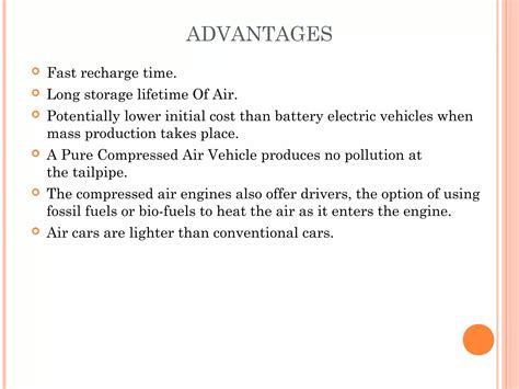 Compressed Air car ppt | PPT