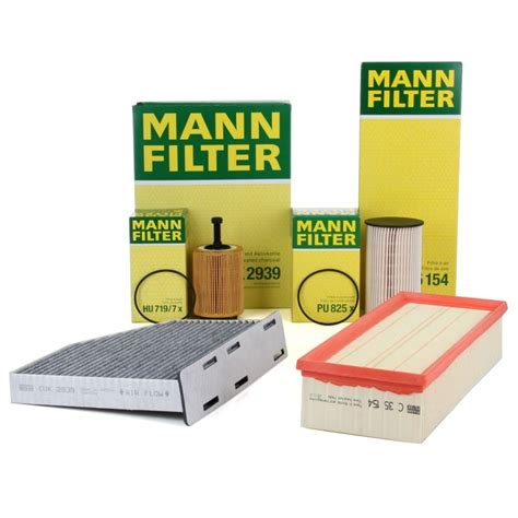 Pachet Revizie Filtre Aer Polen Ulei Combustibil Mann Filter