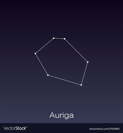 Constellation As It Can Be Seen Naked Eye Vector Image