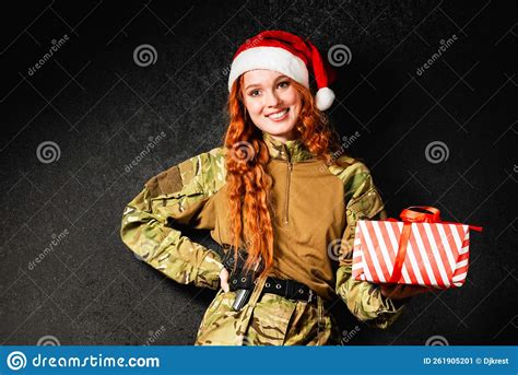 Military Christmas Stock Image Image Of Hand Post 261905201