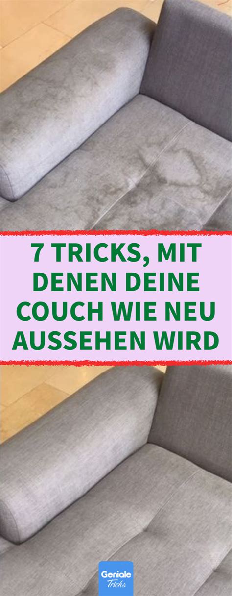 7 Tricks mit denen deine Couch wie neu aussehen wird Polstermöbel