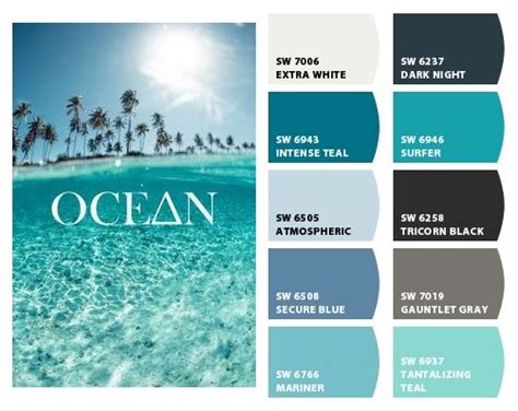 Bedroom Ocean Blue Paint Color - Deep Ocean H80-7A from the Time Traveler palette. | Ocean ...