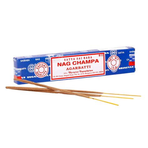 Encens Nag Champa Satya 15 Gr Encens Mistersmoke