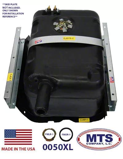 Mts Company Jeep Wrangler Polyethylene Fuel Tank Gallon Xl