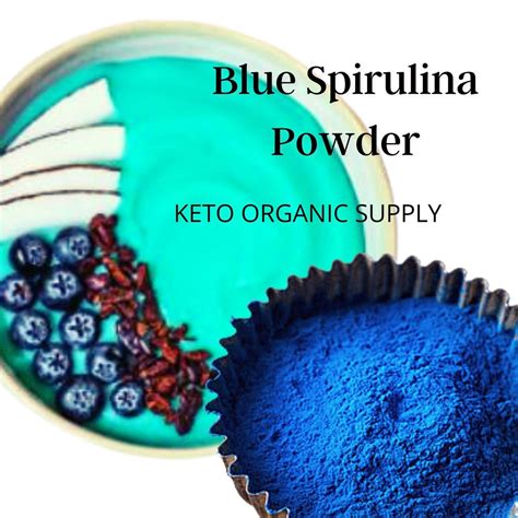 Blue Spirulina Powder G Organic Edible Blue Algae Protein