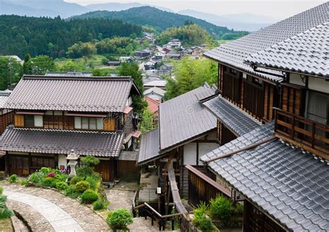 Traditional Village Of Magomejapan View Over Magome One Of The Most