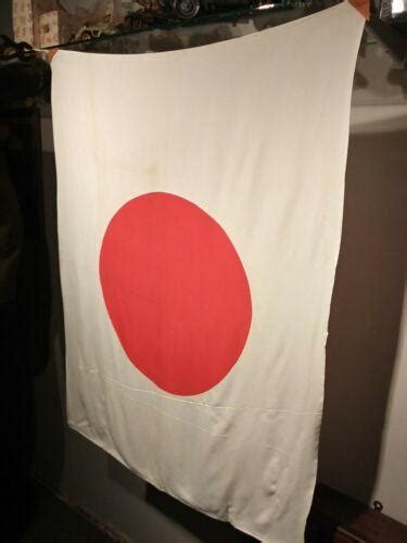 Original Wwii Japanese Flag Meatball 38 × 29 3828754867