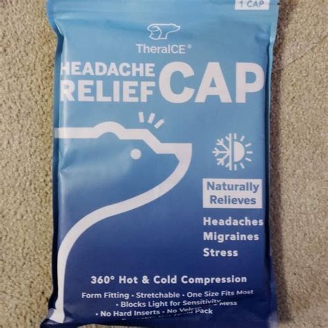 TheraICE Accessories Theraice Migraine Headache Relief Cap Hot Cold Therapy Hat Poshmark