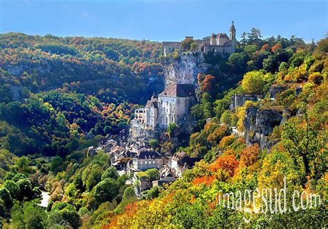 One of the most beautiful village of France : Rocamadour at fall ...