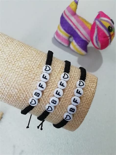 Pulseras De Hilo Tejidas A Mano Bff Best Friends Forever