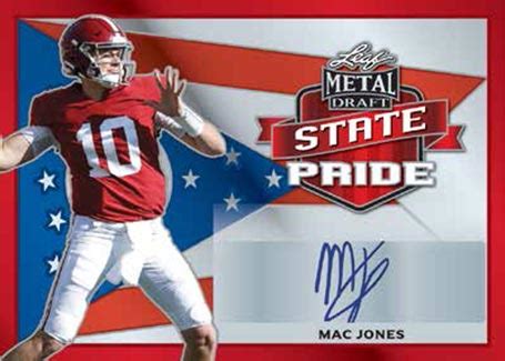 2021 Leaf Metal Draft Football Checklist Box Info Release Date