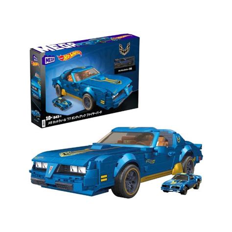 Mega Hot Wheels HKF85 77 Pontiac Firebird Number Of Blocks 843 Pieces TITIP JEPANG