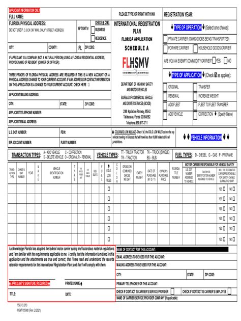 Irp Renewal Florida Form Fill Out And Sign Printable Pdf