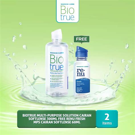 Jual BAUSCH LOMB Biotrue Multi Purpose Solution Cairan Softlense