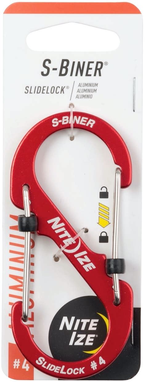 Nite Ize S Biner SlideLock Aluminum Carabiner 4 Red Walmart