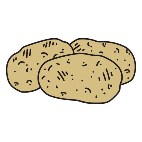 Potatoes Detailed Icon Png And Svg Design For T Shirts