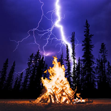 Relaxing Rain And Thunder Sounds With Fireplace Burning Ambience For