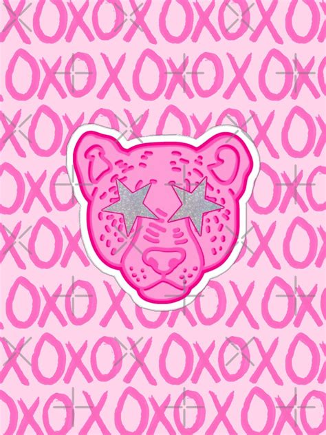 Pink Tiger Sticker For Sale By Ks Redbubble