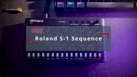Roland S-1 SEQUENCE - YouTube