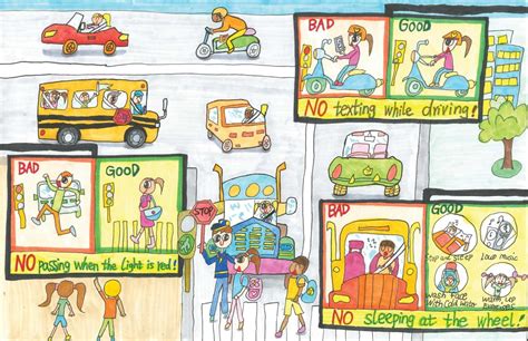 Road Safety Art Contest Winners Fmcsa