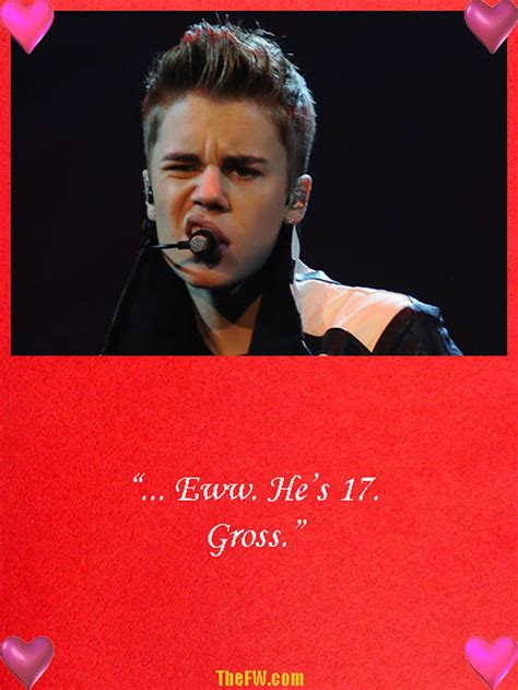 Justin Bieber Valentine’s Day Card [inside]