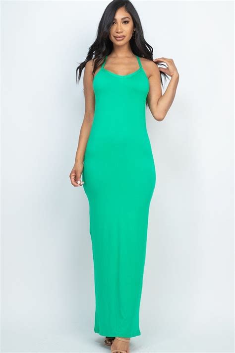 Racer Back Maxi Dress ShopperBoard