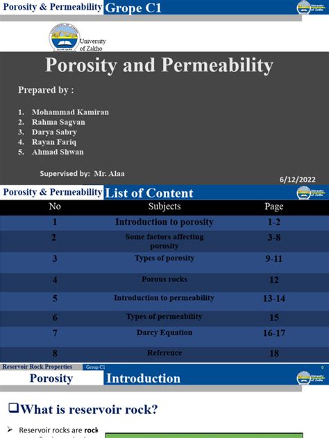 Porosity and Permeability | PDF | Permeability (Earth Sciences) | Porosity