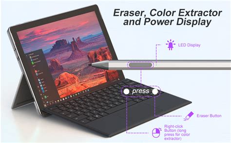 Surface Pen für Microsoft Surface Pro 11/10/9/8/7/6/5/4/3/X/Surface 3 ...