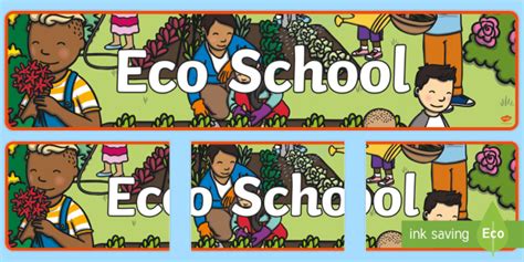 Eco School Display Banner