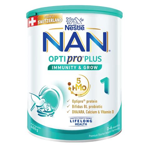 Sữa Nan Optipro Plus số 1 5HMO 400g cho bé 0 6 tháng tuổi KidsPlaza