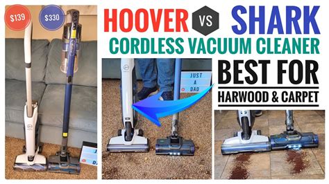 Shark Vs Hoover Cordless Stick Vacuum Comparison Youtube