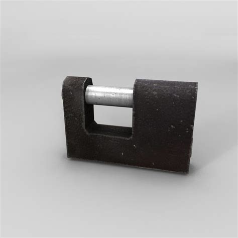 Padlock Free 3D Model Obj Mb Fbx Free3D