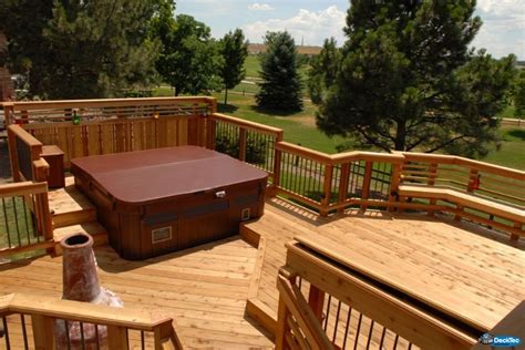 Unique Spa Decks Decktec Outdoor Designs