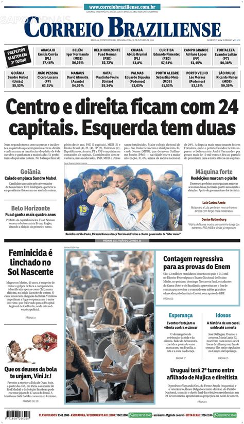 Correio Braziliense Out Jornais E Revistas Sapo Pt