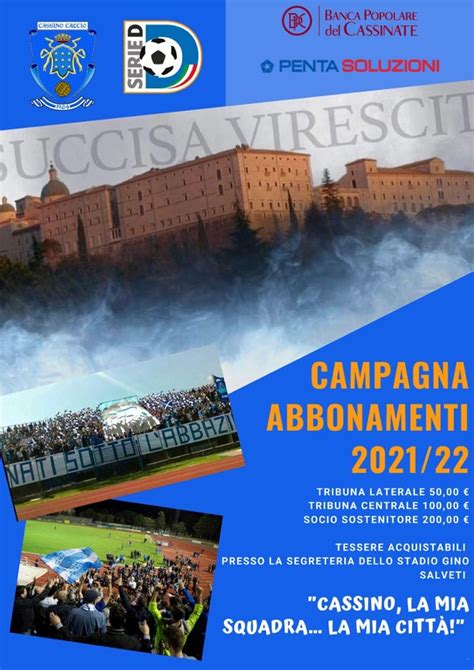 Calcio Cassino Chiama La Citt Si Apre La Campagna Abbonamenti E