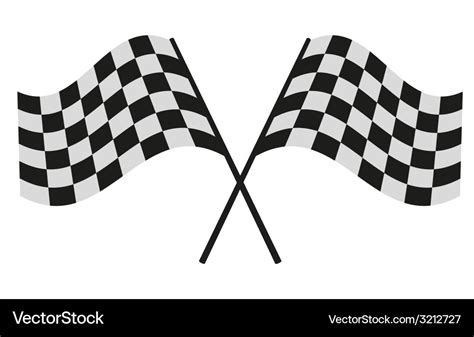 Checkered Flag Racing Royalty Free Vector Image