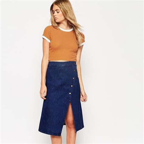 10 Versatile Denim Midi Skirts To Complete Your Seventies Wardrobe