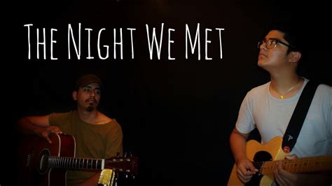 Wearegeneration The Night We Met Lord Huron Cover Youtube