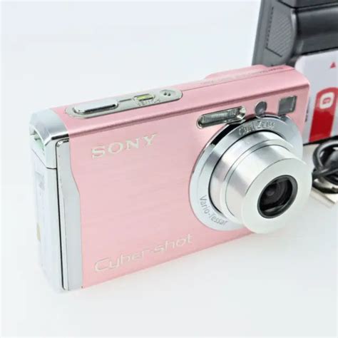 N MINT Sony Appareil Photo Numérique DSC W80 Rose Cyber Shot