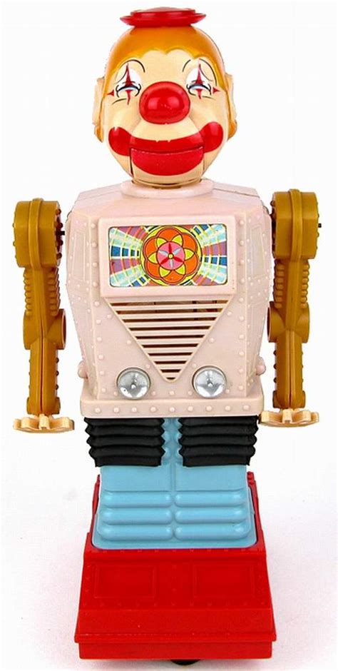 Chuckling Charlie - Laughing Clown Robot by Straco - The Old Robots Web Site