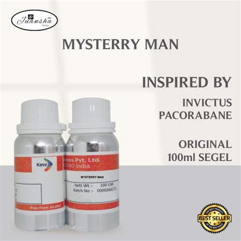 Bibit Parfum Murni Mystery Man Inspired By Invictus Paco Rabanne