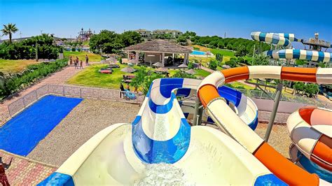 Open Blue Waterslide At Oasis Aquapark Ala At E Me Youtube