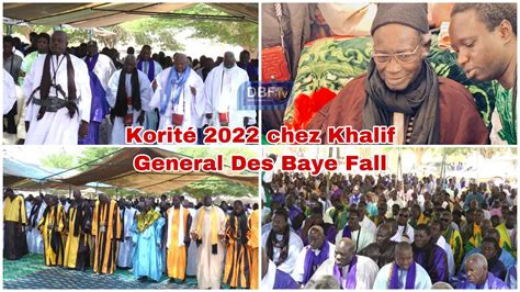 Korité 2022 Chez Khalif General Des Baye Fall Touba Dianatou Mahwa