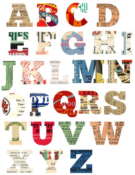 Freebie Printable Alphabet Scrapbook Printables Free Scrapbook