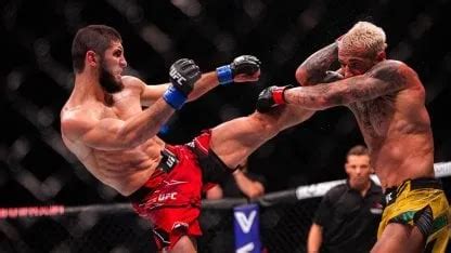 Islam Makhachev venció por sumisión a Charles Oliveira en UFC 280