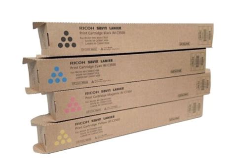 Original Ricoh Im C3500 Toner Cartridges For 842251525354 Kymc Ebay