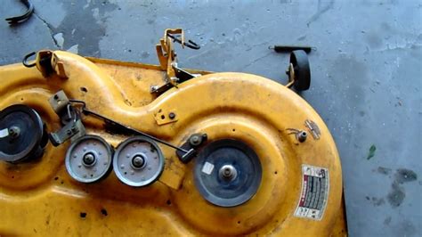 How To Put On A Drive Belt On Cub Cadet Mower