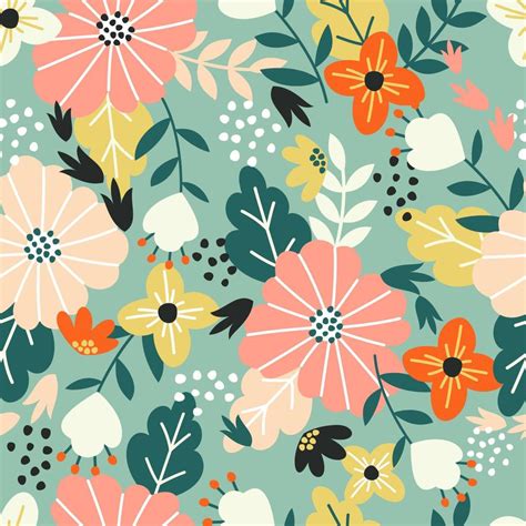 Floral Pattern Vector Art, Icons, and Graphics for Free Download